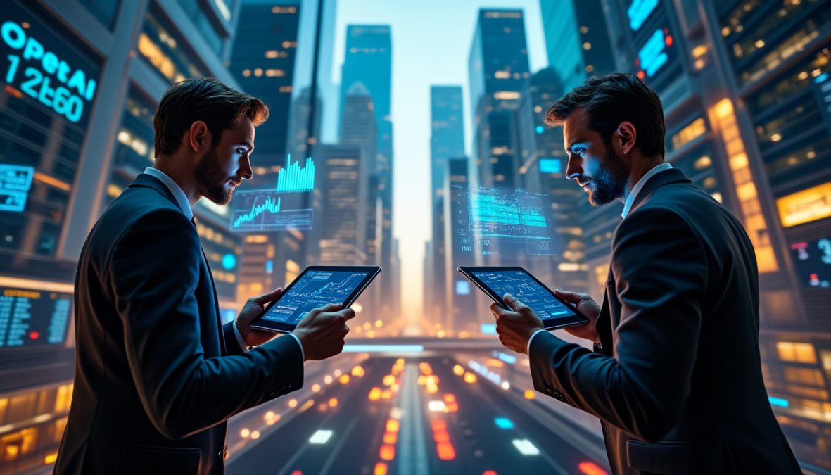 découvrez la nouvelle compétition entre anthropic et openai pour dominer la bourse, analysant leurs stratégies d'innovation et leurs impacts sur le marché financier.