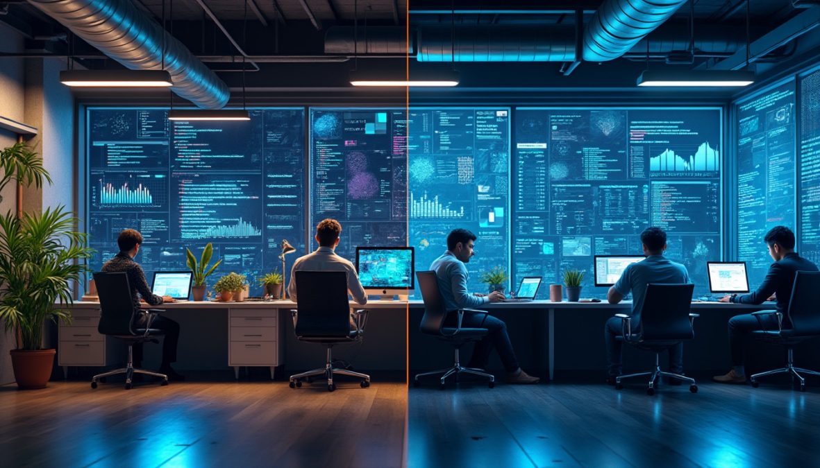 découvrez qui, entre freelances et salariés, bénéficie le plus des gains de productivité offerts par l’ia dans le secteur technologique et comment cette technologie transforme leur travail.