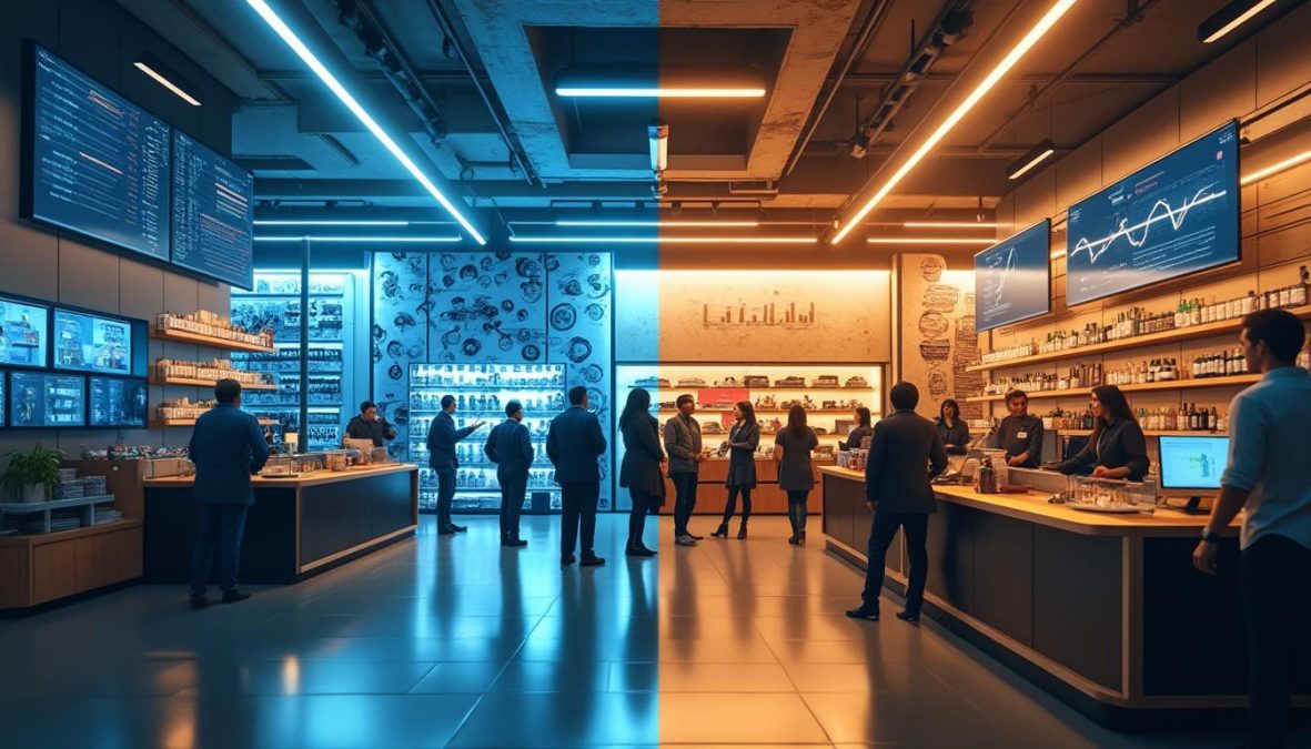 découvrez comment l'intelligence artificielle transforme le commerce et le marketing avec des niveaux d'adoption variés, un cadre réglementaire encore flou, et les compétences essentielles à maîtriser pour réussir.