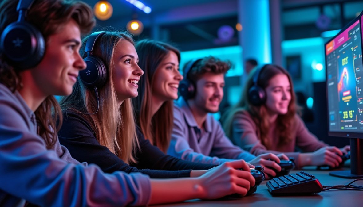 pour la gen z, le jeu vidéo dépasse l’écran : réseaux sociaux, streams et rencontres créent des communautés où partager, échanger et jouer ensemble.